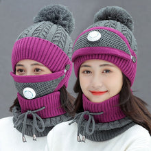 3pcs Women Winter Scarf Set